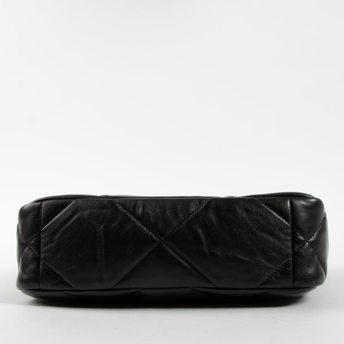 Shop the authentic Chanel Black Lambskin Small Chanel 19 Bag second hand on Labellov.com!