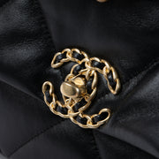 Shop the authentic Chanel Black Lambskin Small Chanel 19 Bag second hand on Labellov.com!