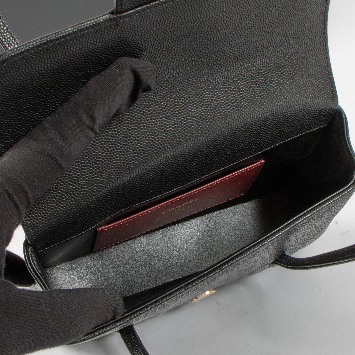 Shop the authentic Chanel 26P Black Caviar Mini Preppy Coco bag brand new on Labellov.com!