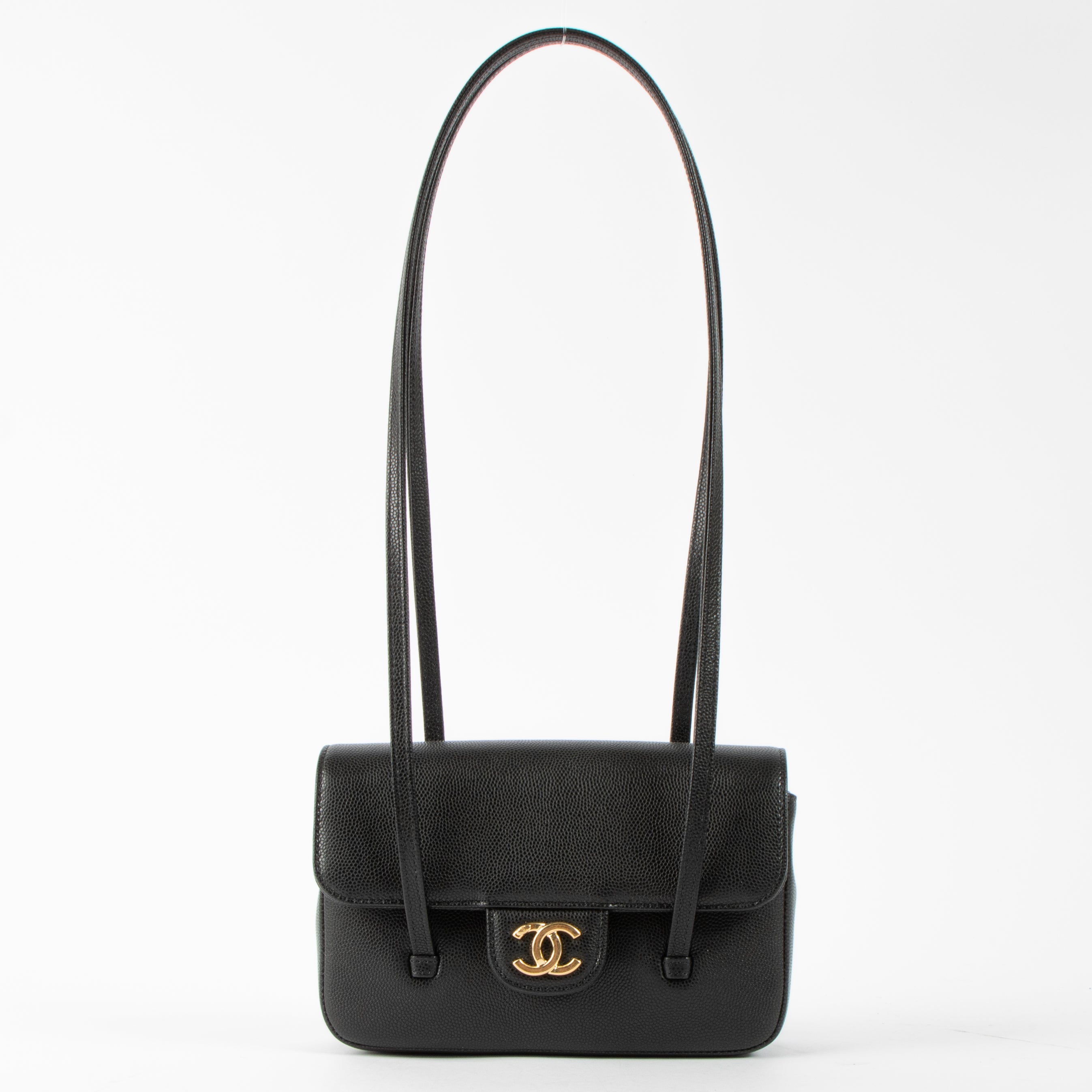 ★*読様 CHANEL レザーキャップ ブラック Chanel 26P Black Caviar Mini Preppy Coco bag – Labellov