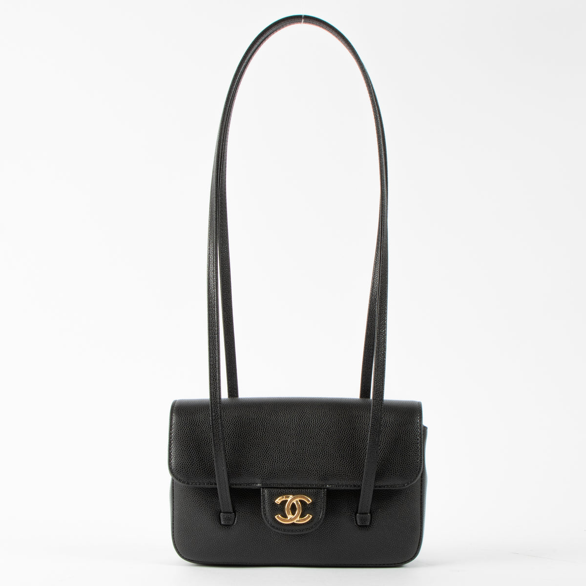 Shop the authentic Chanel 26P Black Caviar Mini Preppy Coco bag brand new on Labellov.com!