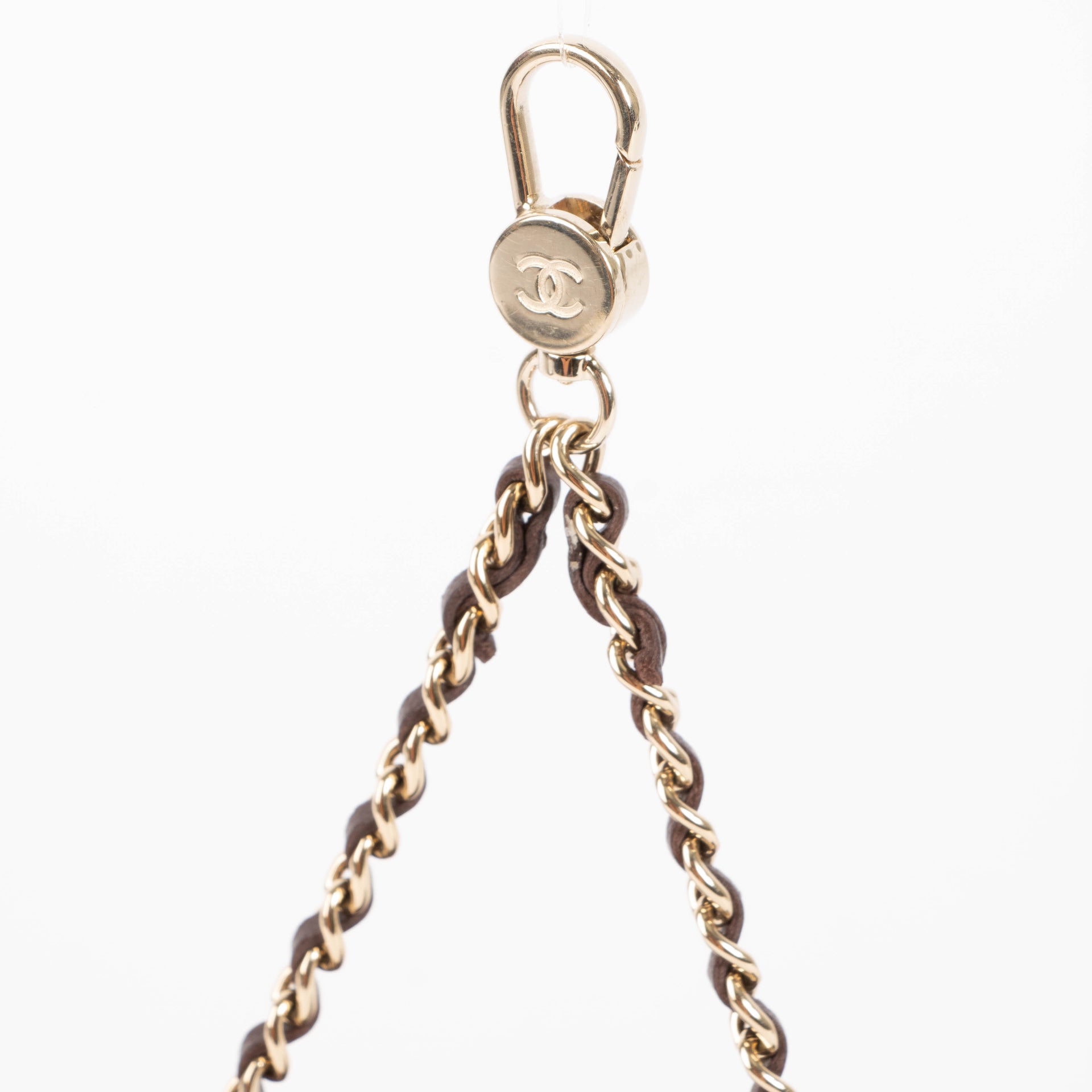 Chanel Burgundy Lambskin Nano Classic Bag Charm
