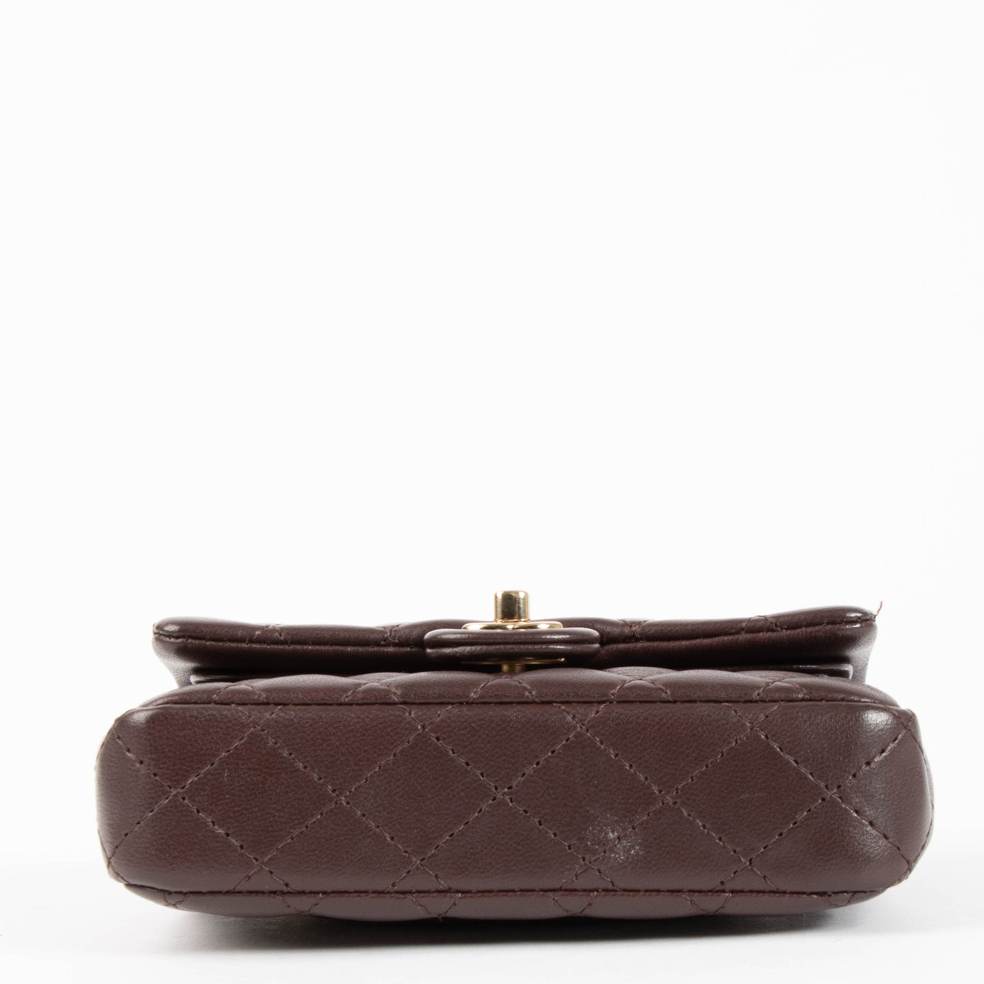 Chanel Burgundy Lambskin Nano Classic Bag Charm