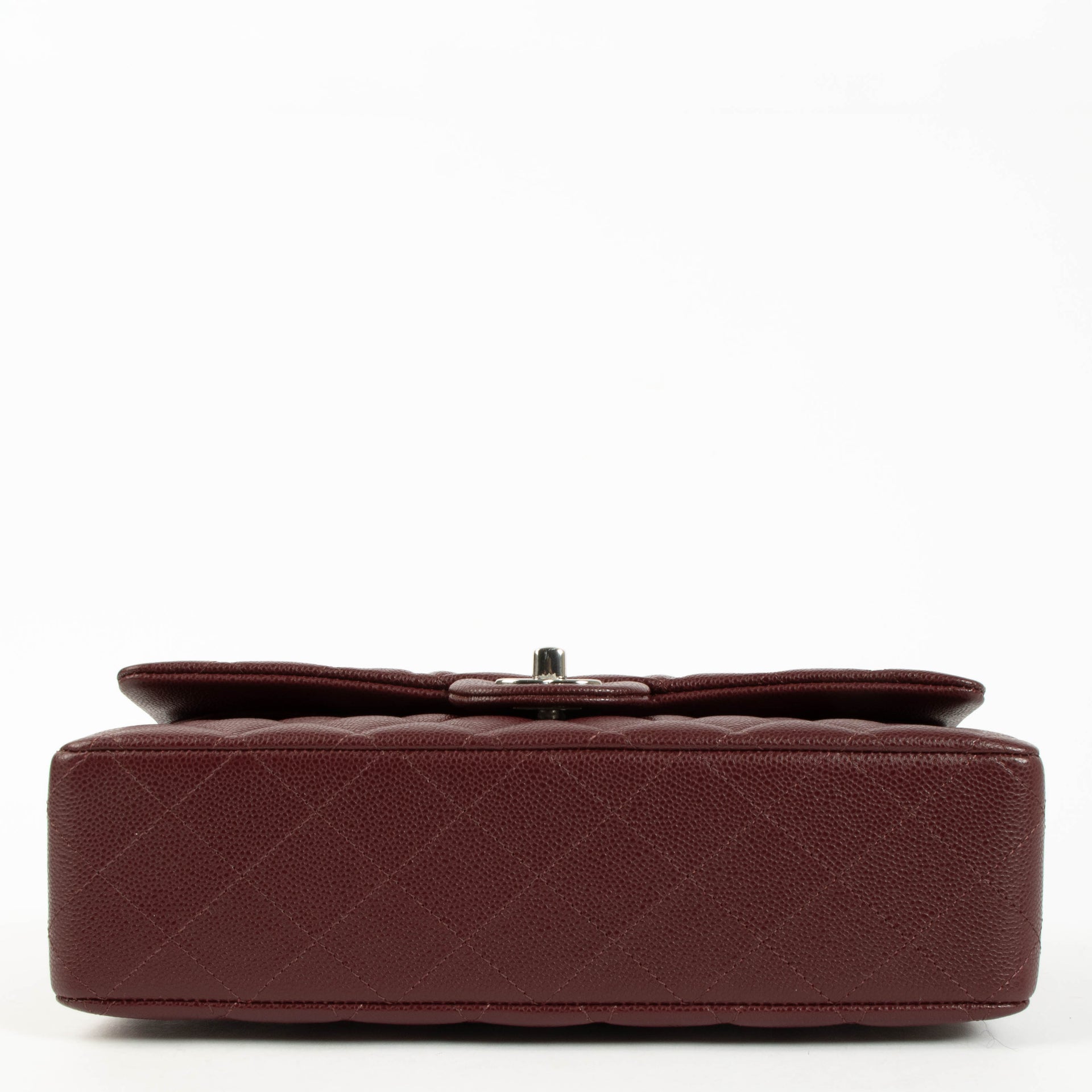 Chanel Burgundy Caviar Medium Classic 11.12 Handbag