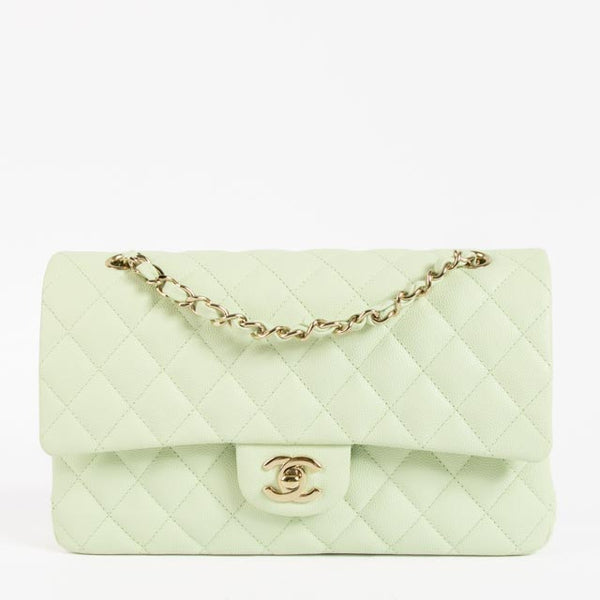 Chanel Vert Fizz Caviar Medium Classic 11.12 Handbag – Labellov