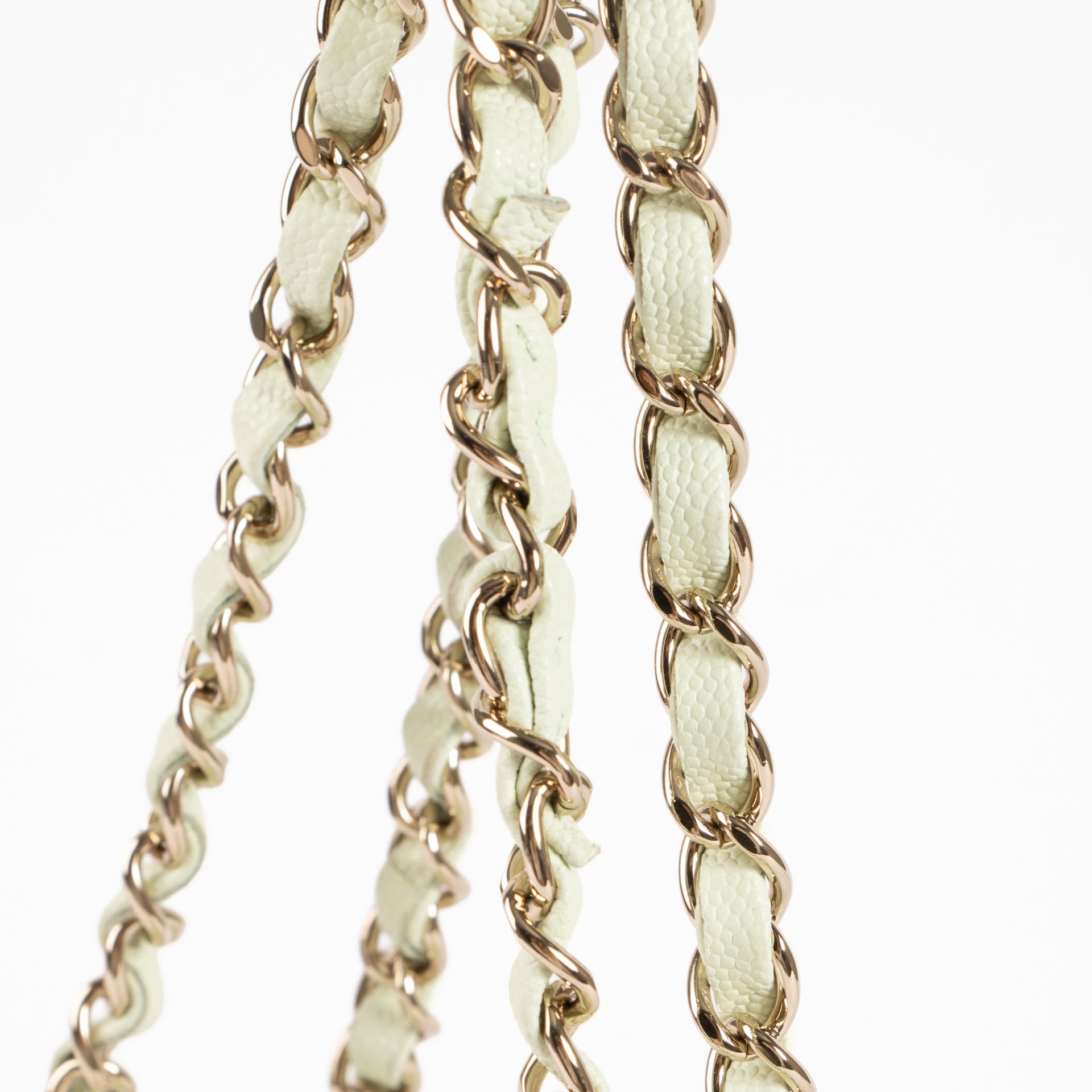 Chanel Vert Fizz Caviar Medium Classic 11.12 Handbag