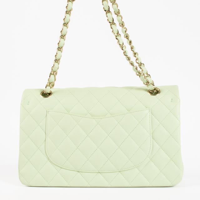 Chanel Vert Fizz Caviar Medium Classic 11.12 Handbag