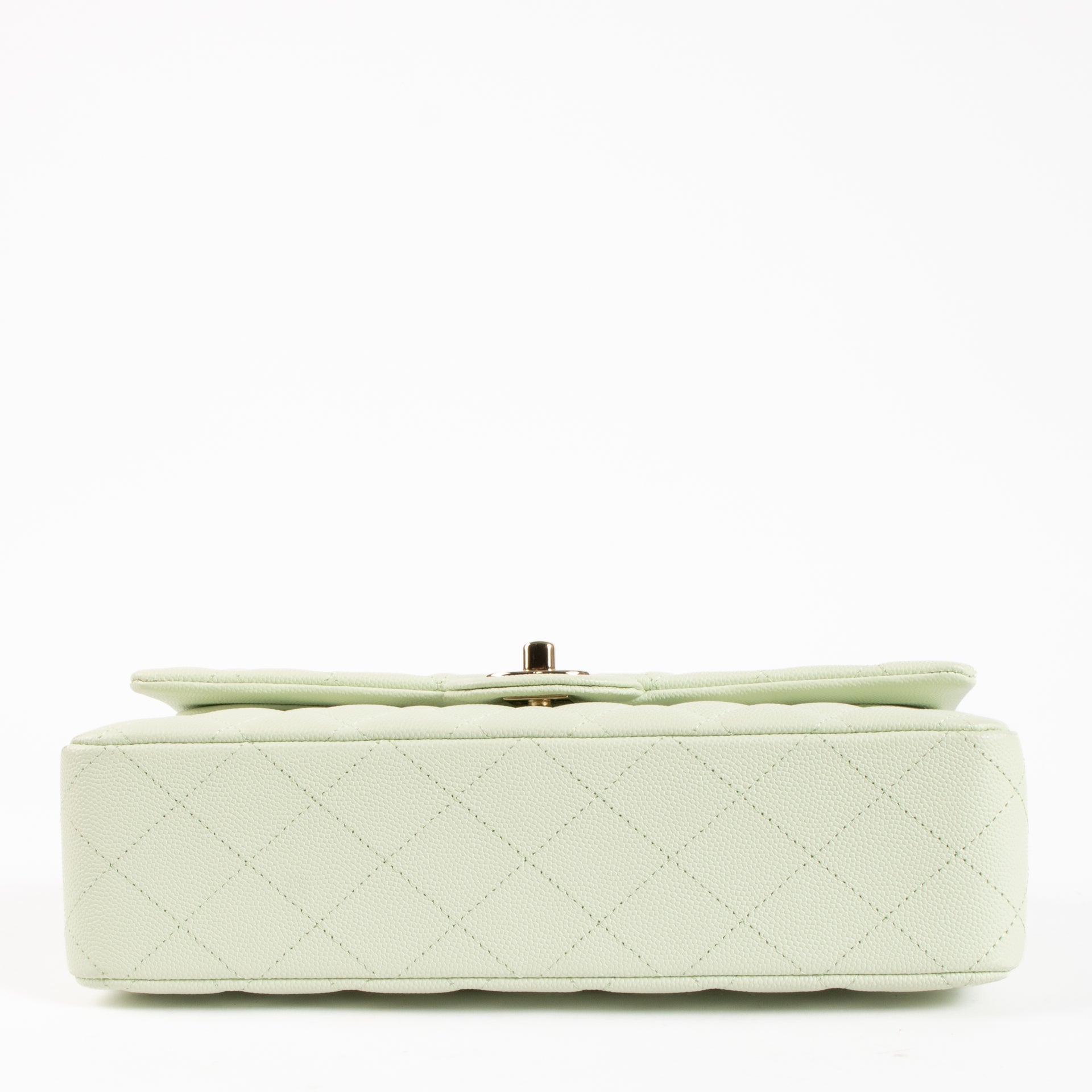 Chanel Vert Fizz Caviar Medium Classic 11.12 Handbag
