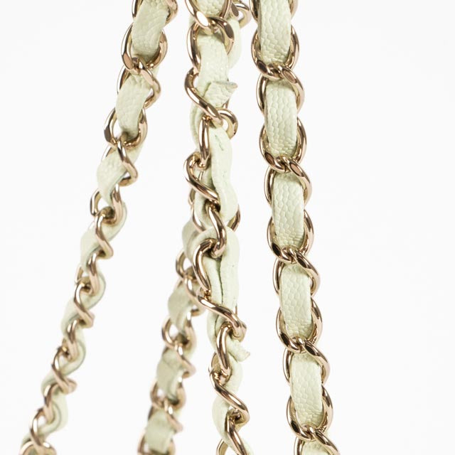 Chanel Vert Fizz Caviar Medium Classic 11.12 Handbag
