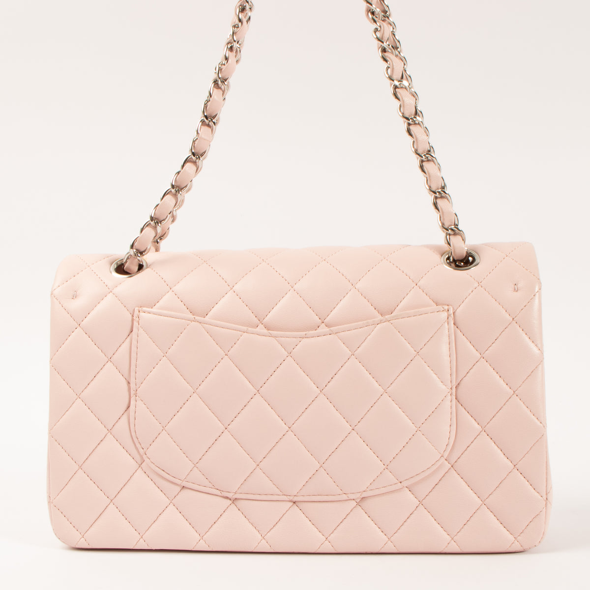 Chanel Sakura Pink Lambskin Medium Classic 11.12 Handbag