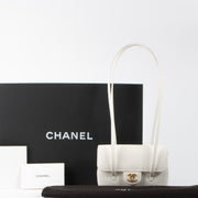 Shop the authentic Chanel 26P White Caviar Mini Preppy Coco bag new on Labellov.com!