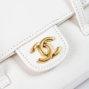 Shop the authentic Chanel 26P White Caviar Mini Preppy Coco bag new on Labellov.com!