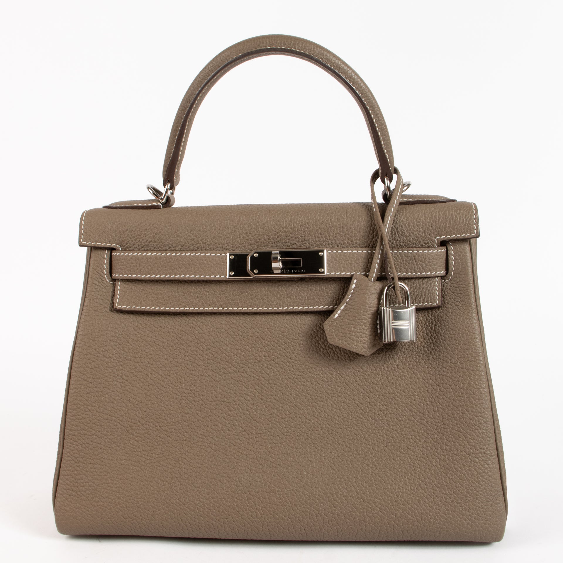 Hermès Kelly 28 Etoupe Togo PHW