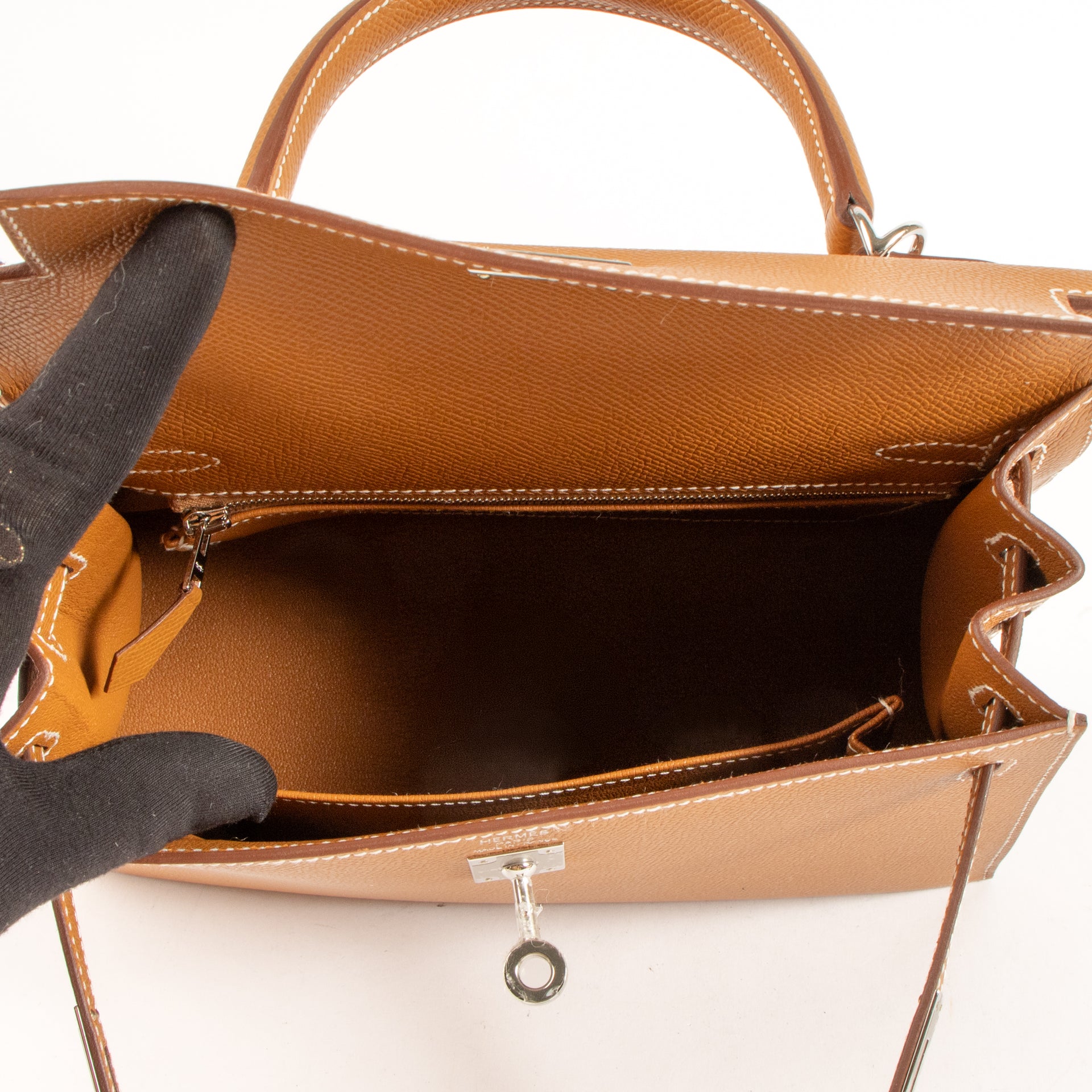 Hermès Kelly 25 Gold Epsom GHW