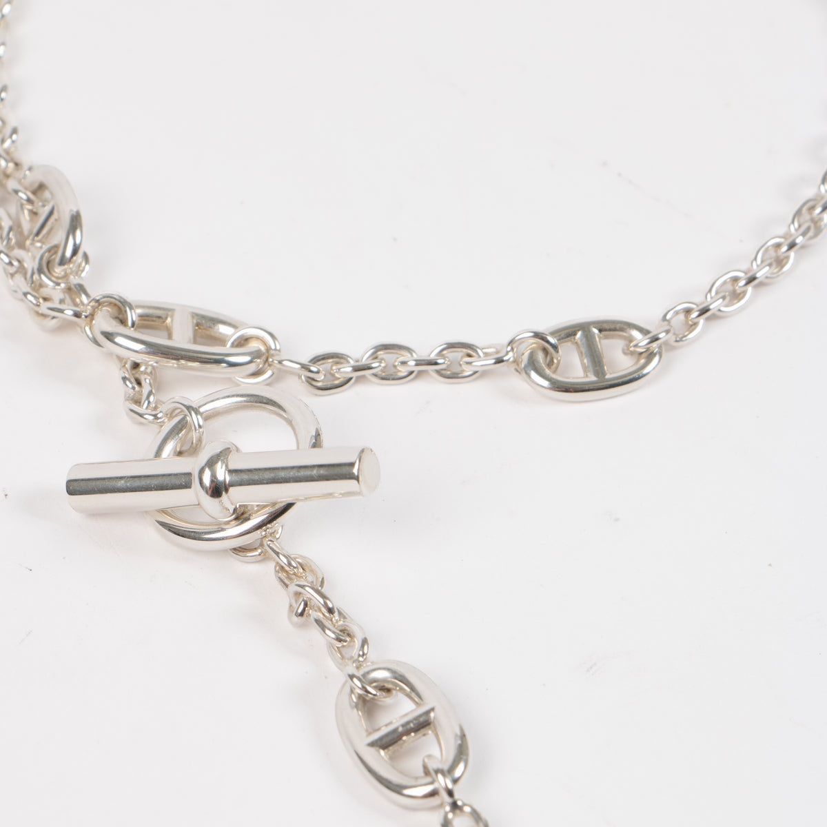 Hermès Sterling Silver Farandole 120 Long Necklace