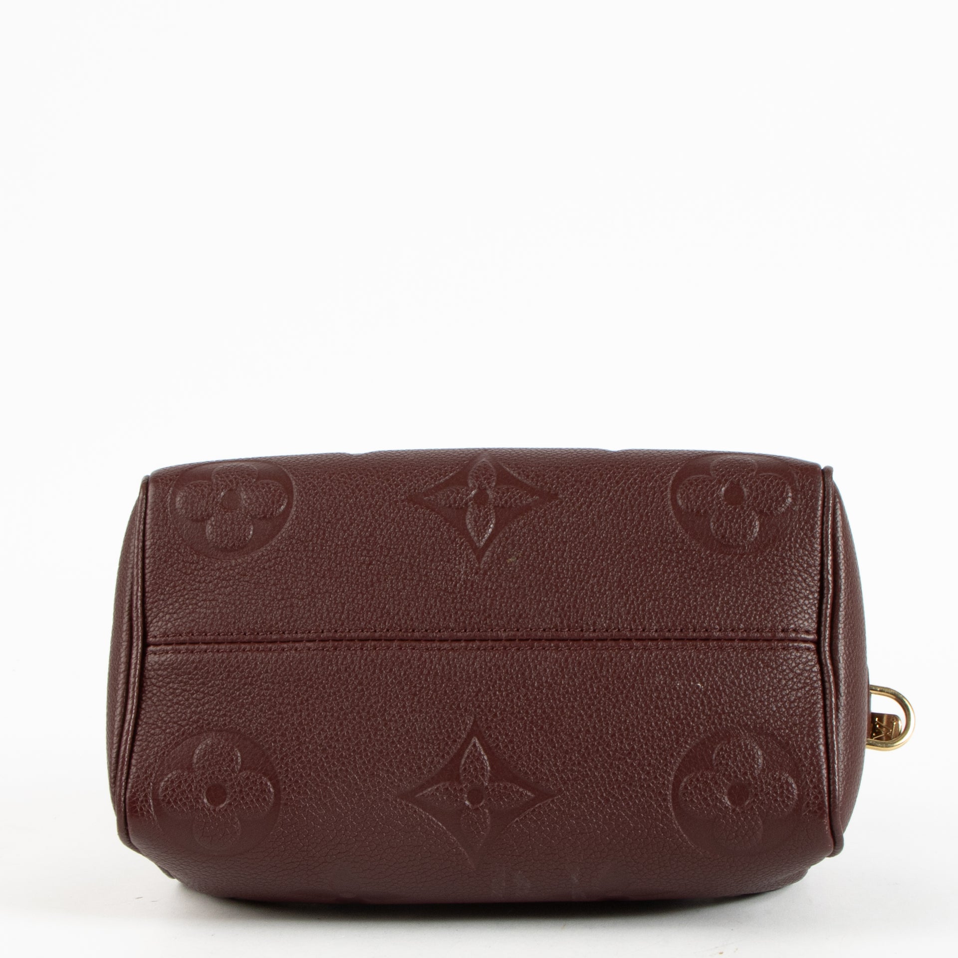Shop the authentic Louis Vuitton Grenat Monogram Empreinte Speedy Bandoulière 20 Bag on Labellov.com !