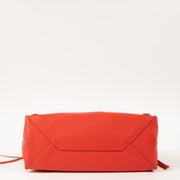 Shop this authentic Balenciaga red Mini Leather Papier A6 Zip Around Satchel pre-loved on Labellov.com