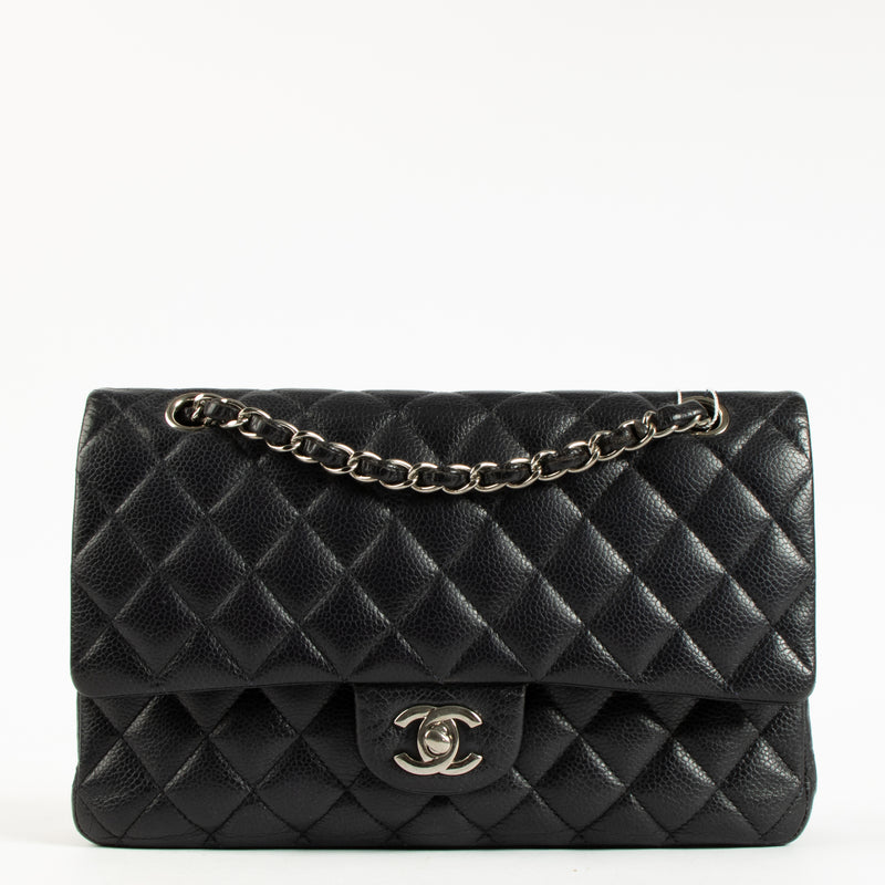 Chanel Navy Caviar Medium Classic 11.12 Bag