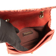 Shop this authentic Chanel red Small Quilted Iridescent Calfskin Happy Stitch Flap pre-loved on Labellov.com