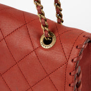 Shop this authentic Chanel red Small Quilted Iridescent Calfskin Happy Stitch Flap pre-loved on Labellov.com