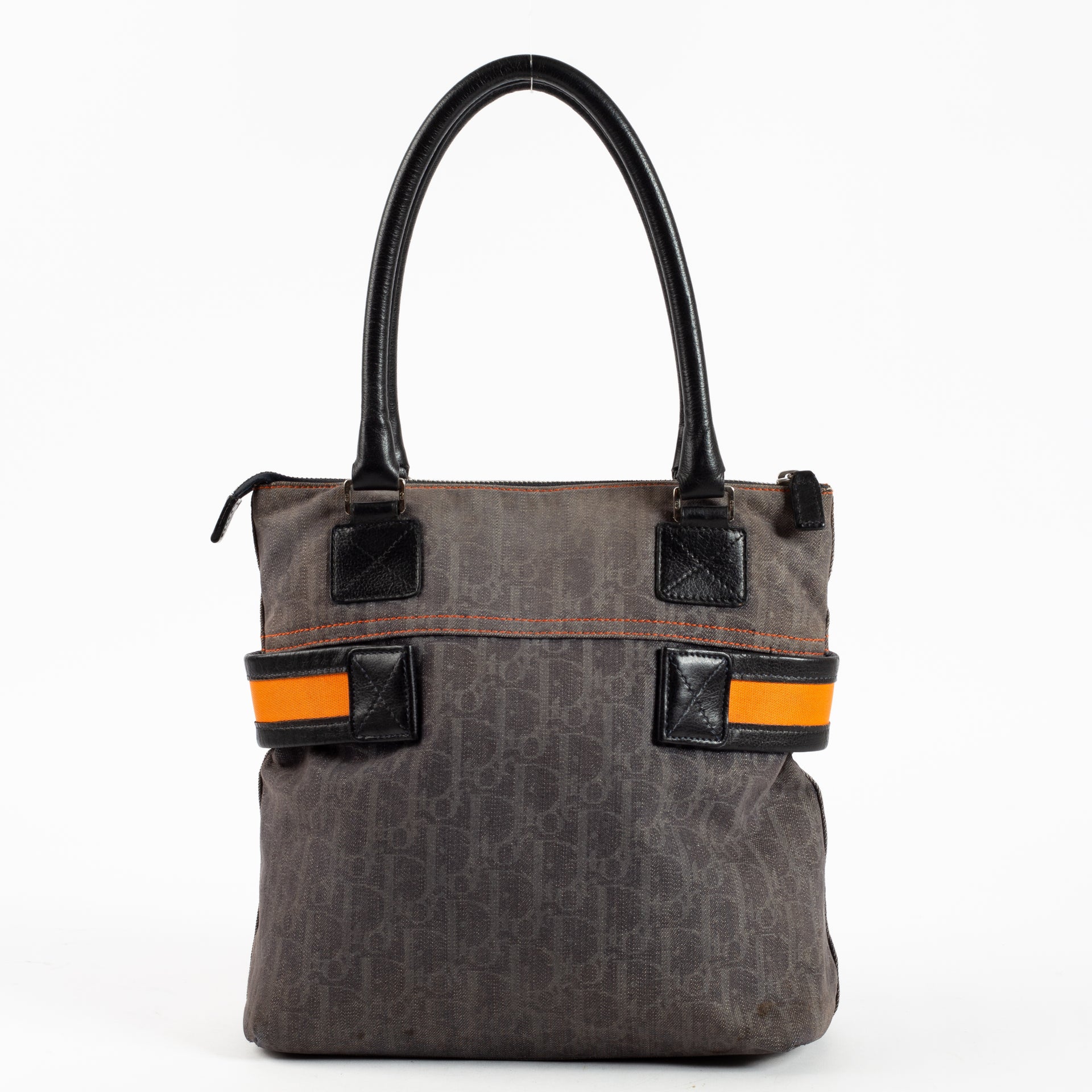 Christian Dior Diorissimo Trotter Denim Flight Tote Bag
