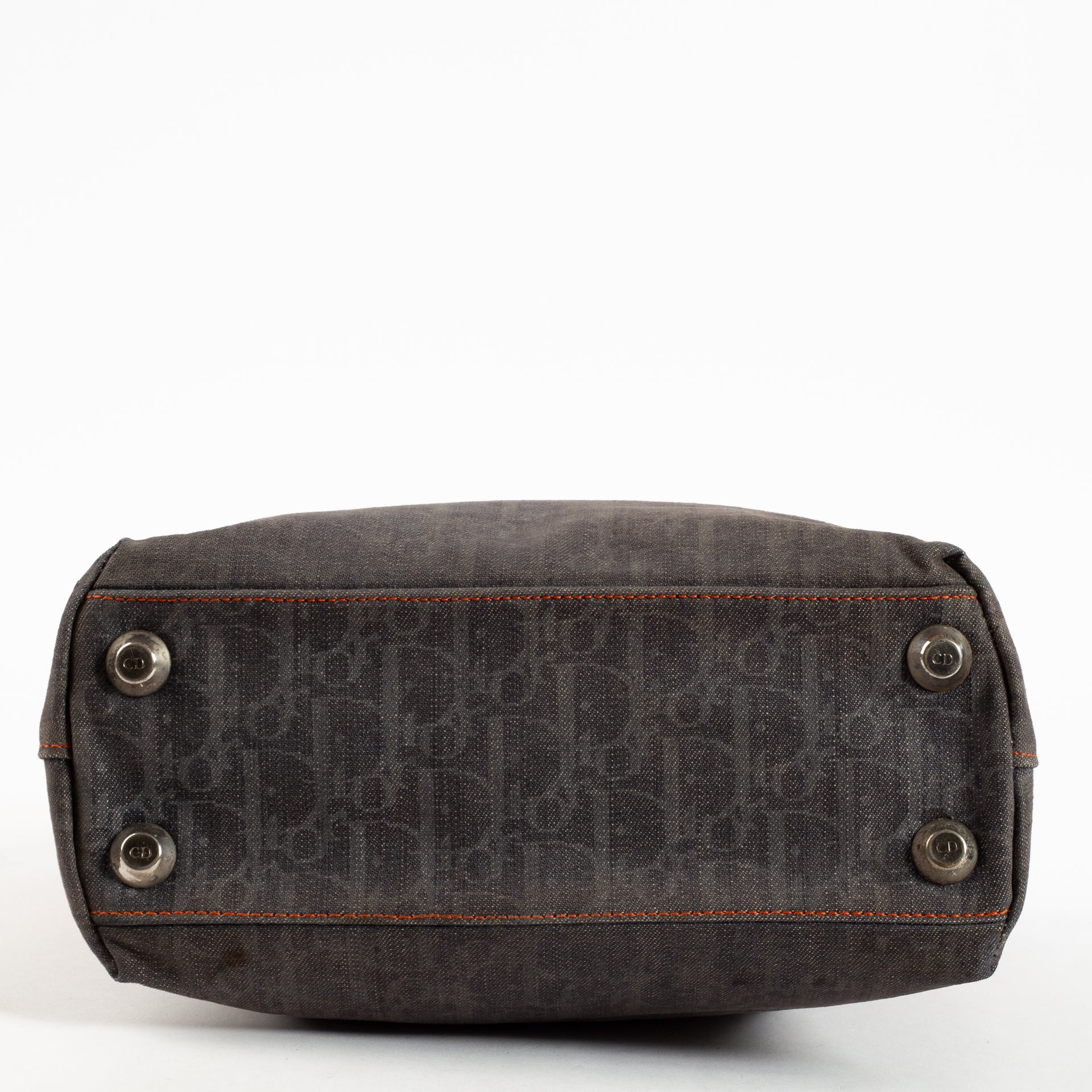 Christian Dior Diorissimo Trotter Denim Flight Tote Bag