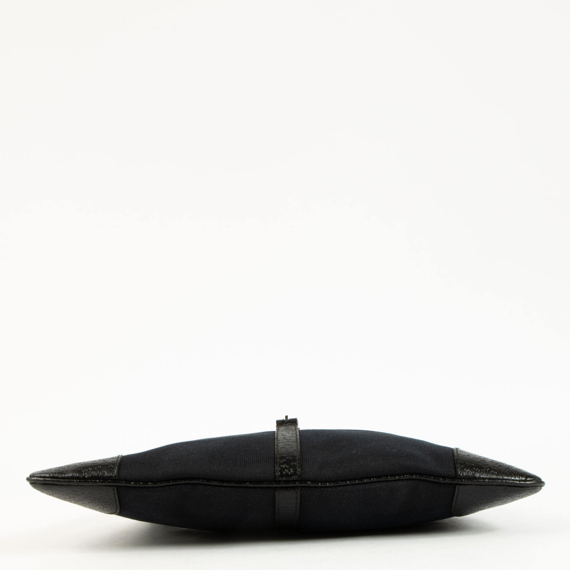 Gucci Black Canvas Bamboo Jackie Hobo Bag