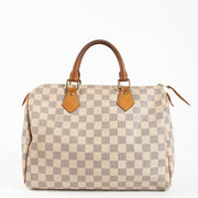 Shop 100% authentic second hand, preloved Louis Vuitton Damier Azur Canvas Speedy 30