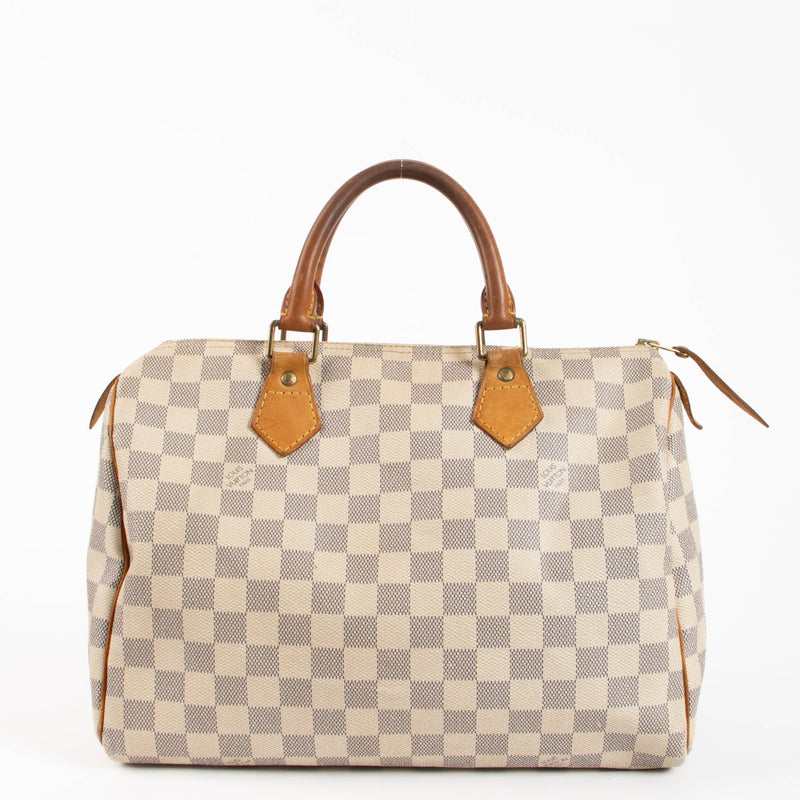Shop 100% authentic second hand, preloved Louis Vuitton Damier Azur Canvas Speedy 30