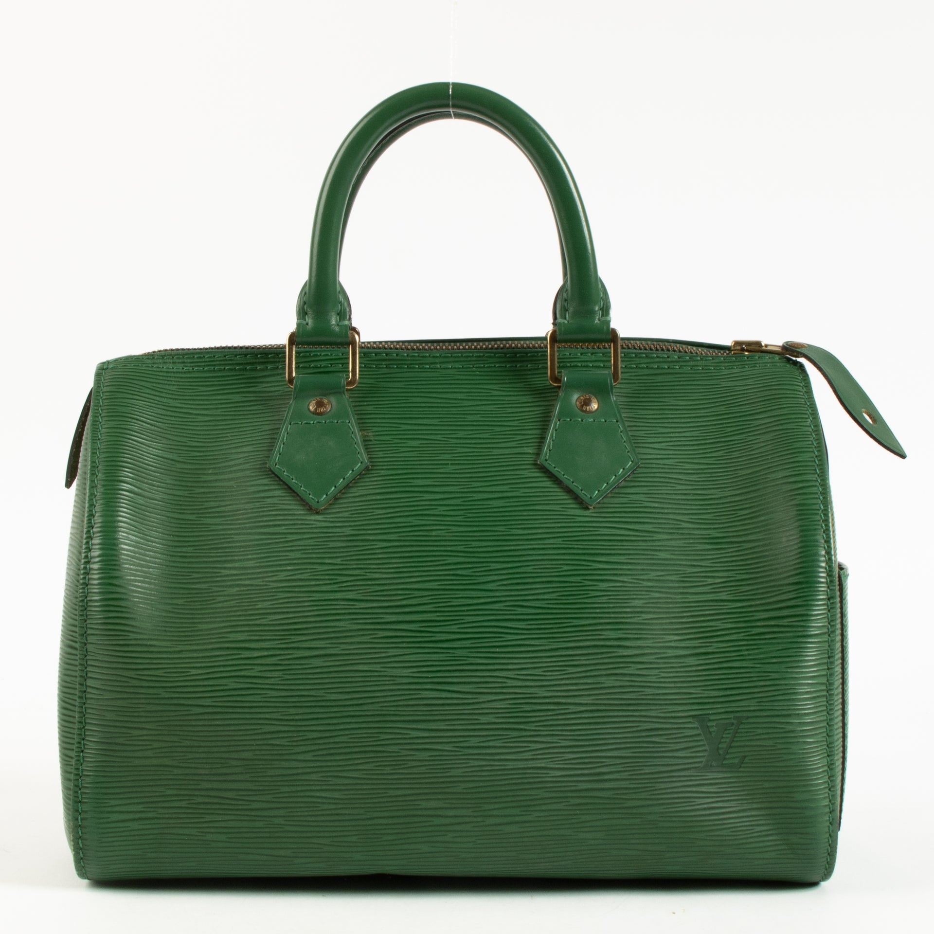 Louis Vuitton Borneo Green Epi Speedy 25 Bag