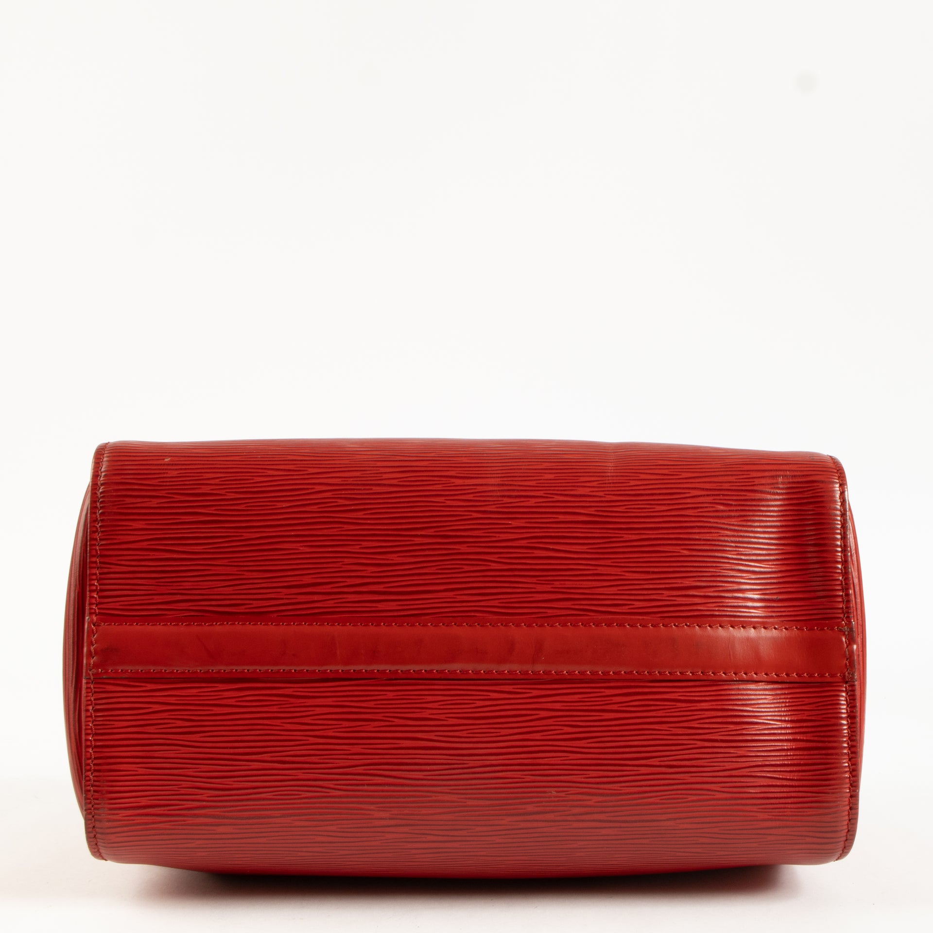 Louis Vuitton Red Epi Speedy 25 Bag