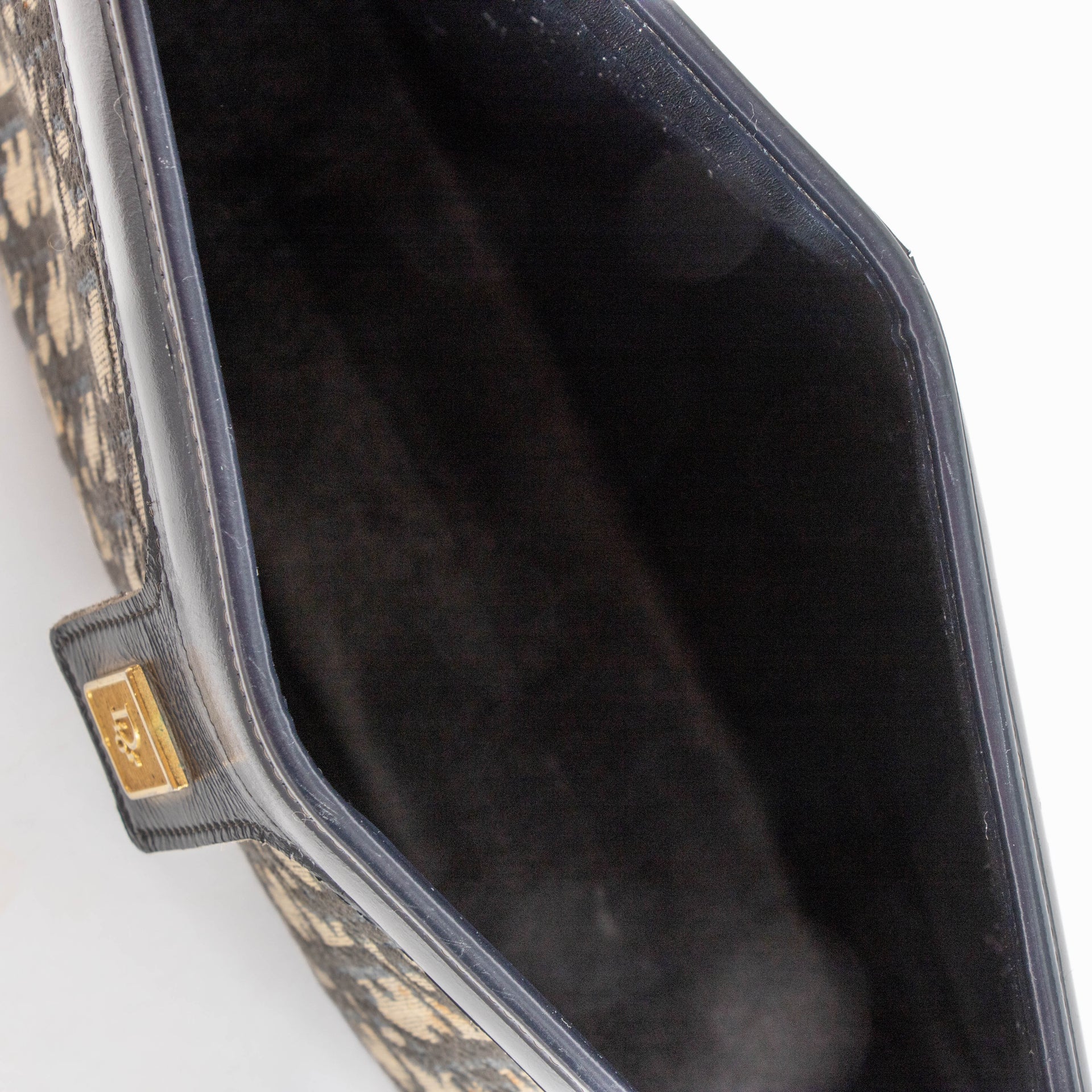 Christian Dior Vintage Blue Oblique Clutch