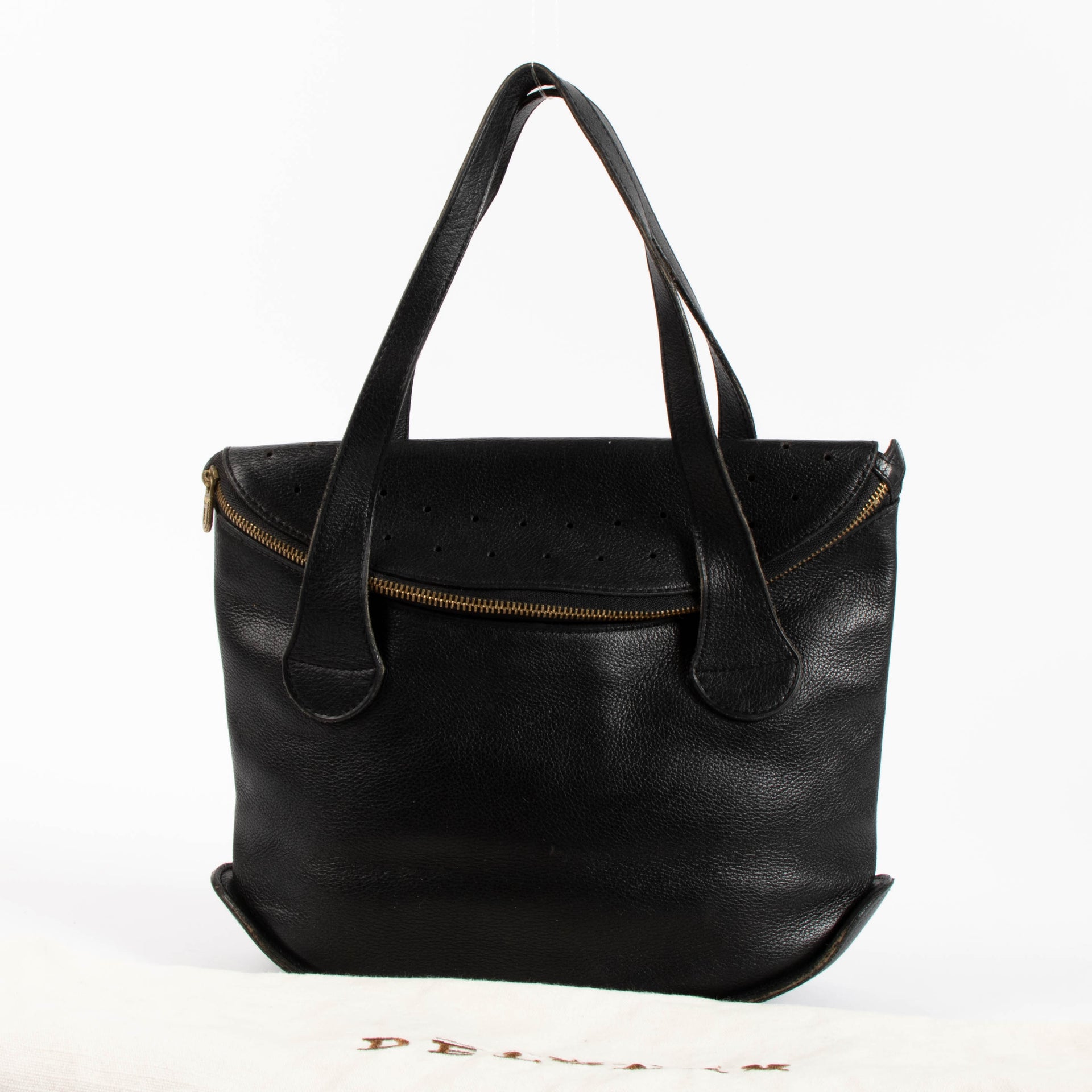 Delvaux Black Leather Songe Bag