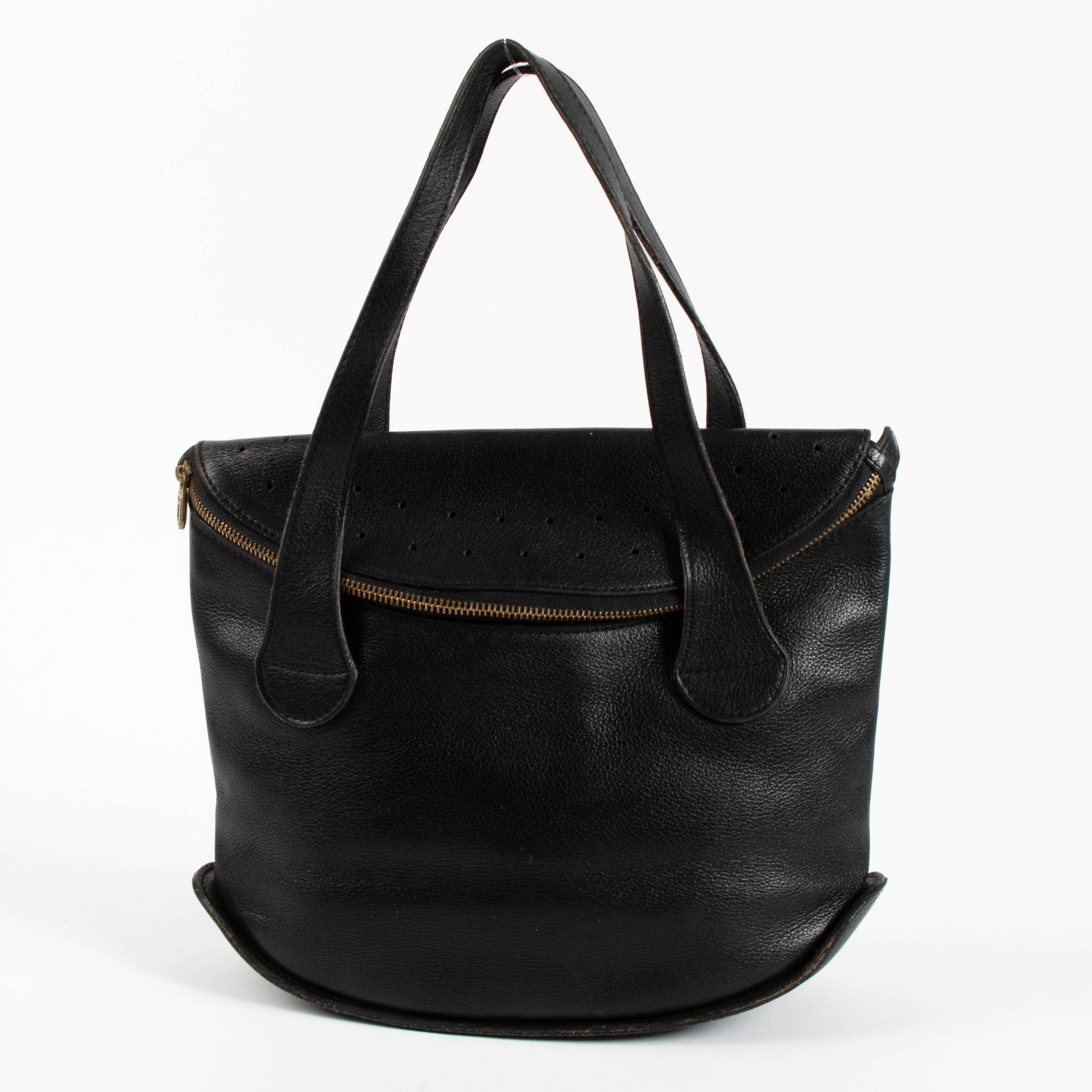 Delvaux Black Leather Songe Bag