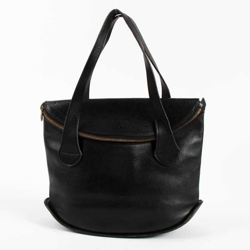 Delvaux Black Leather Songe Bag