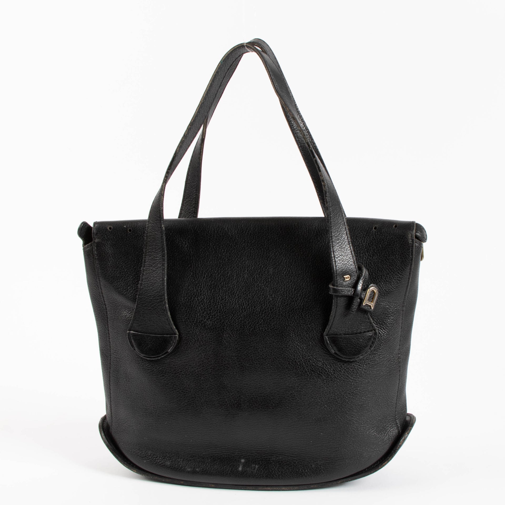 Delvaux Black Leather Songe Bag