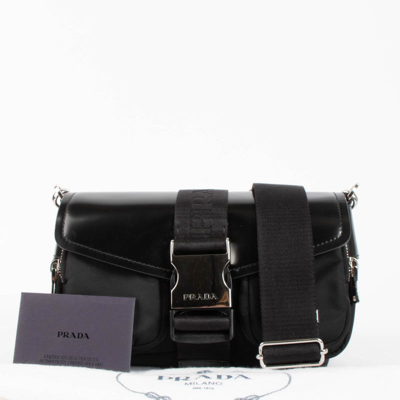 Prada Black Pocket Crossbody bag
