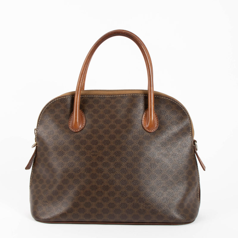 Celine Macadam Canvas Dome Top Handle Bag