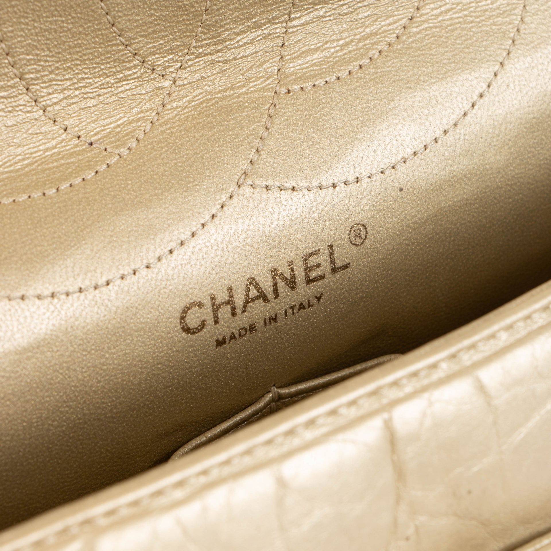 Chanel Light Gold 2.55 Reissue Maxi Bag