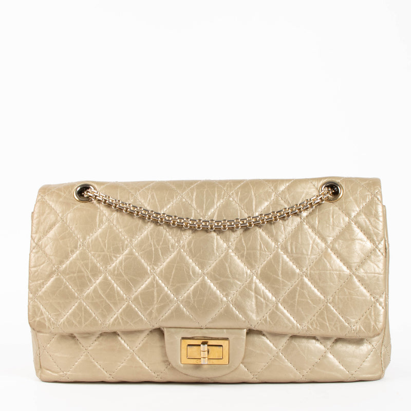 Chanel Light Gold 2.55 Reissue Maxi Bag
