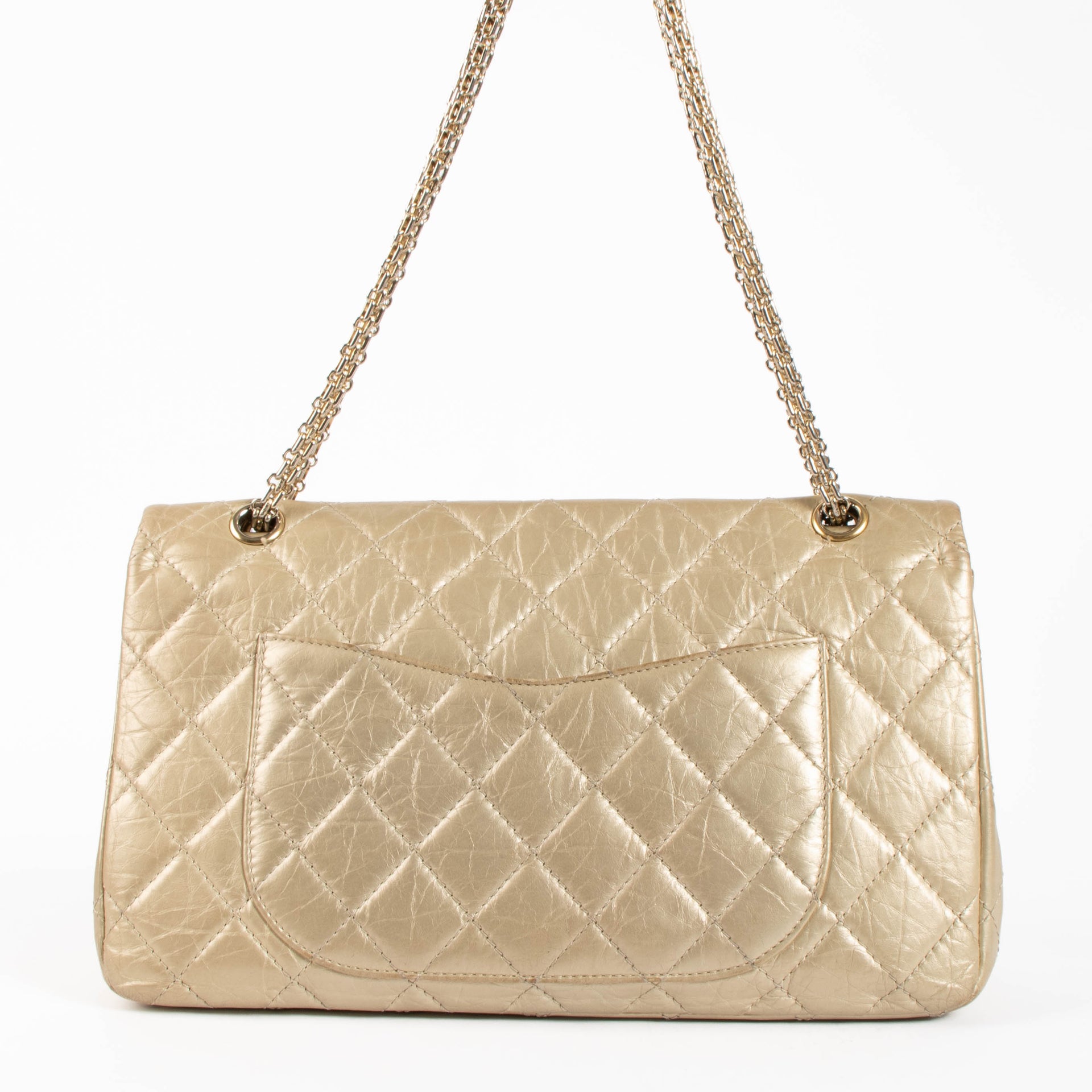 Chanel Light Gold 2.55 Reissue Maxi Bag