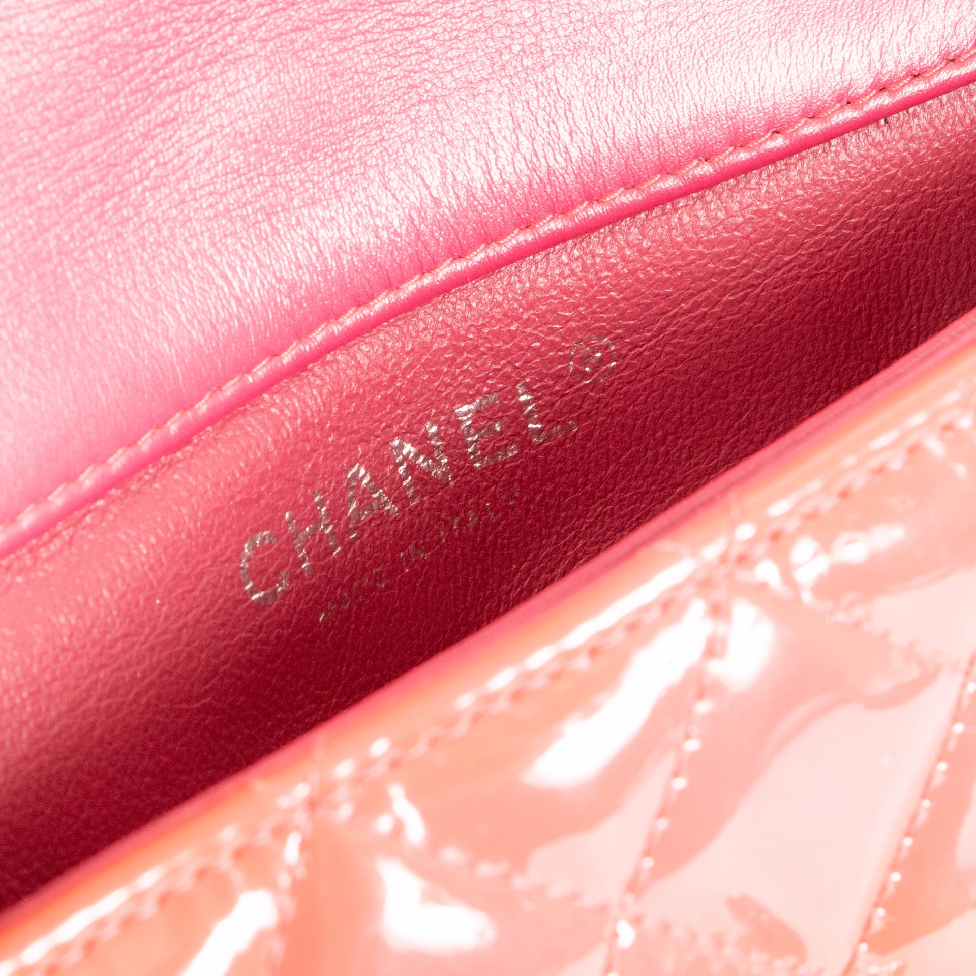 Chanel Red Patent Extra Mini Classic Flap Bag