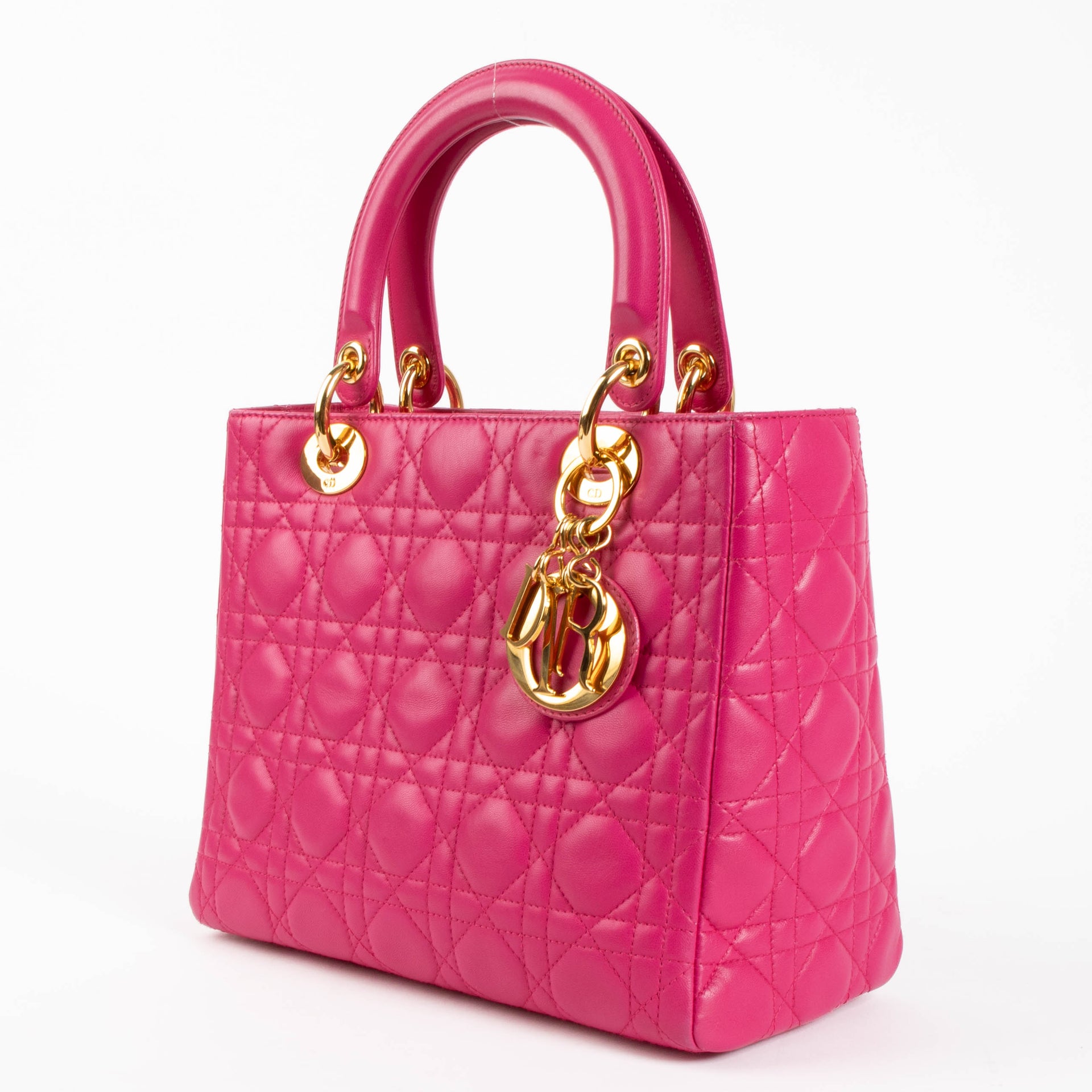 Christian Dior Pink Medium Lady Dior