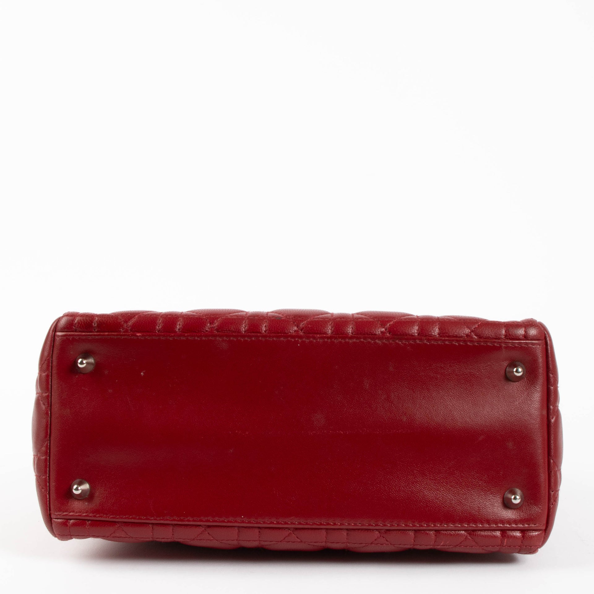 Christian Dior Red Medium Lady Dior
