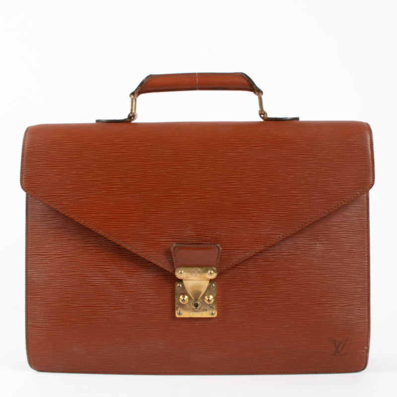 Louis Vuitton Cipango Gold Epi Conseiller Briefcase