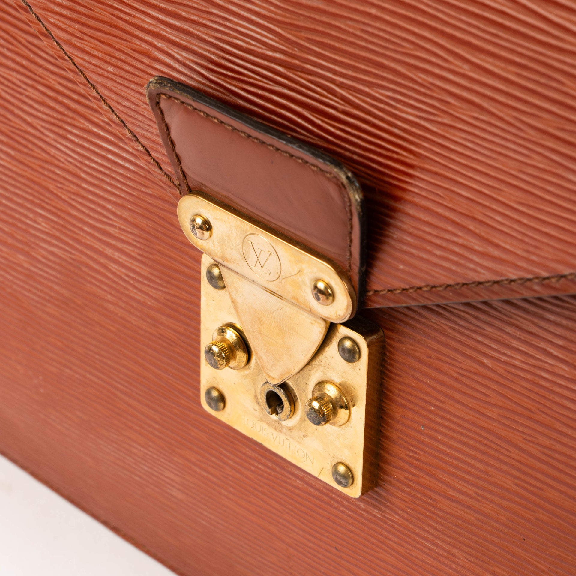 Louis Vuitton Cipango Gold Epi Conseiller Briefcase