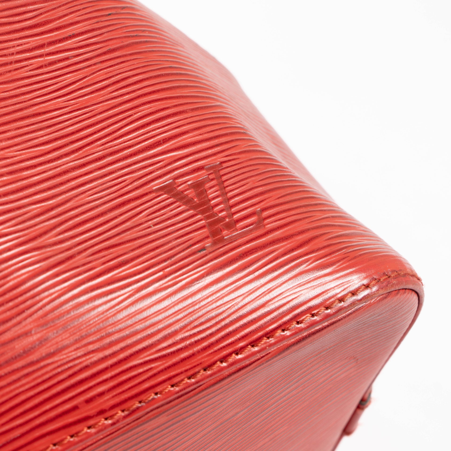 Louis Vuitton Red Epi Noé PM Bag