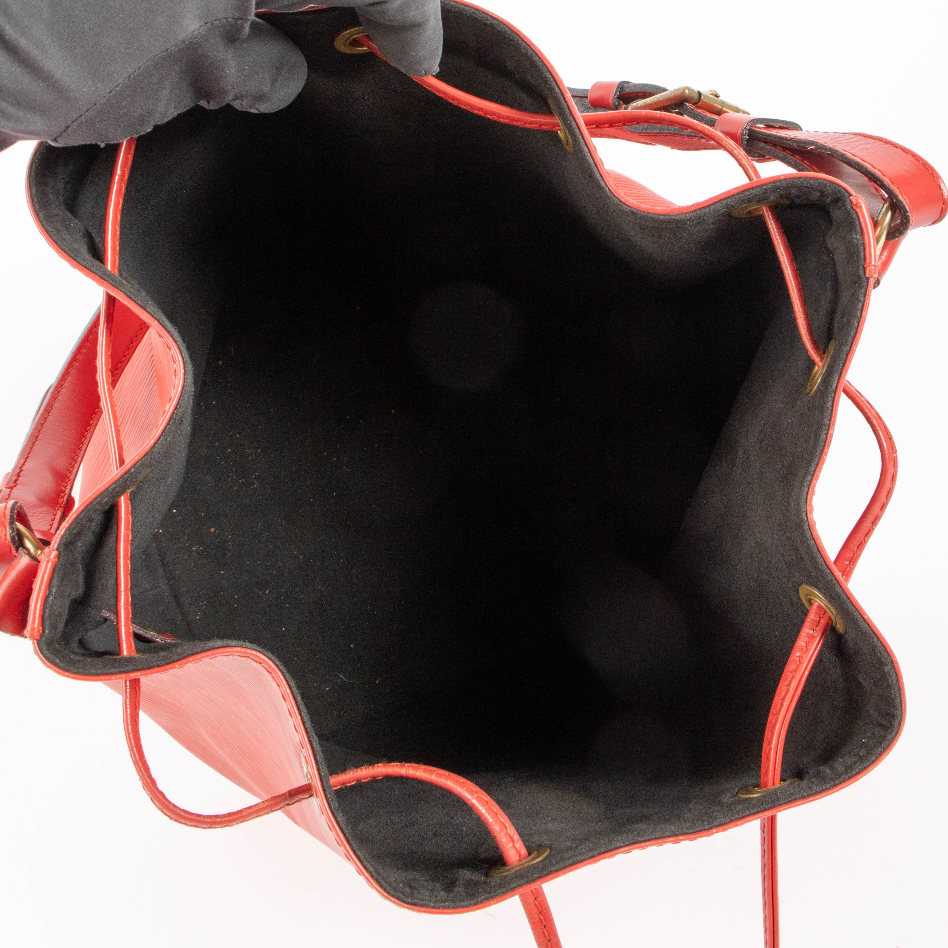 Louis Vuitton Red Epi Noé PM Bag – Labellov