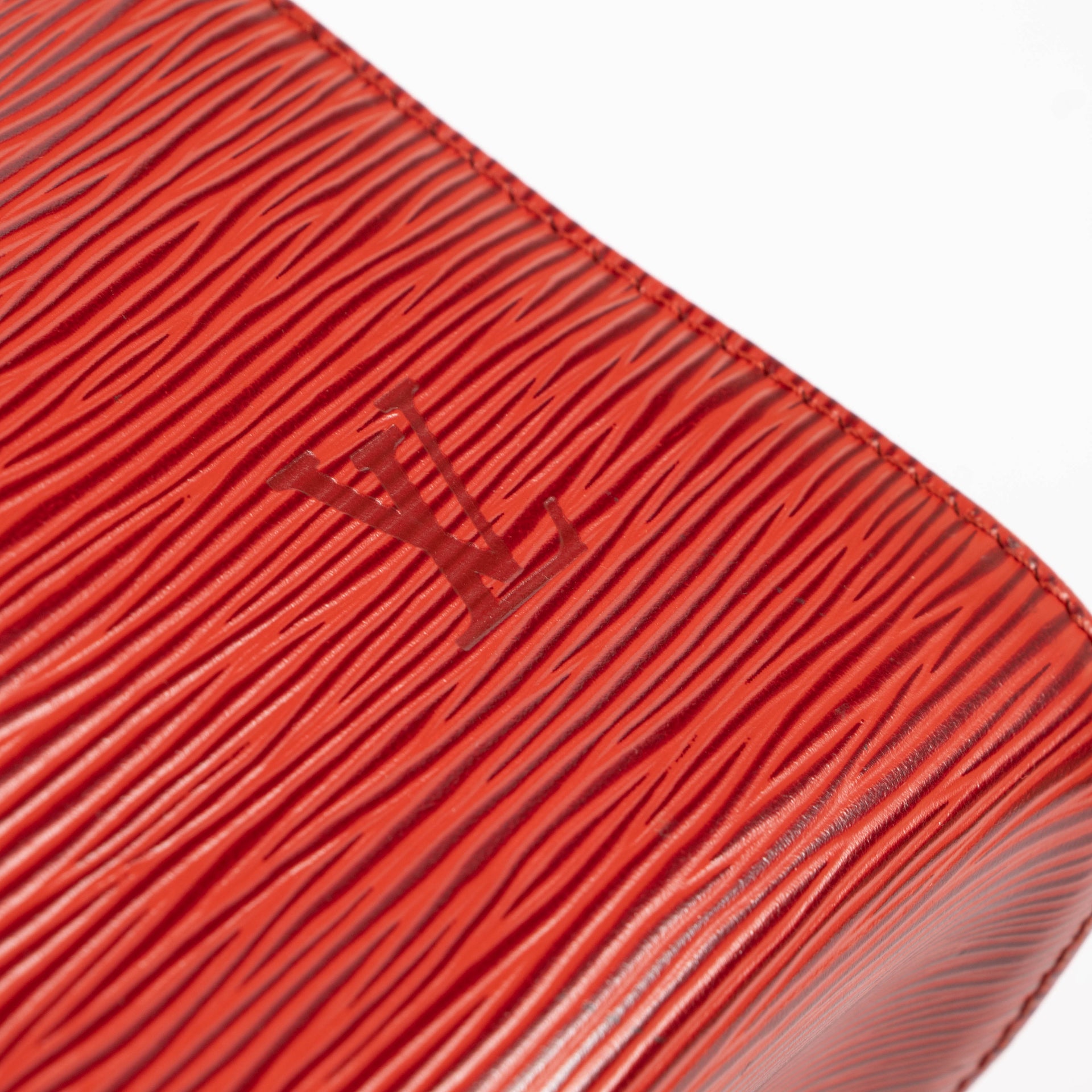 Louis Vuitton Red Epi Speedy 25 Bag