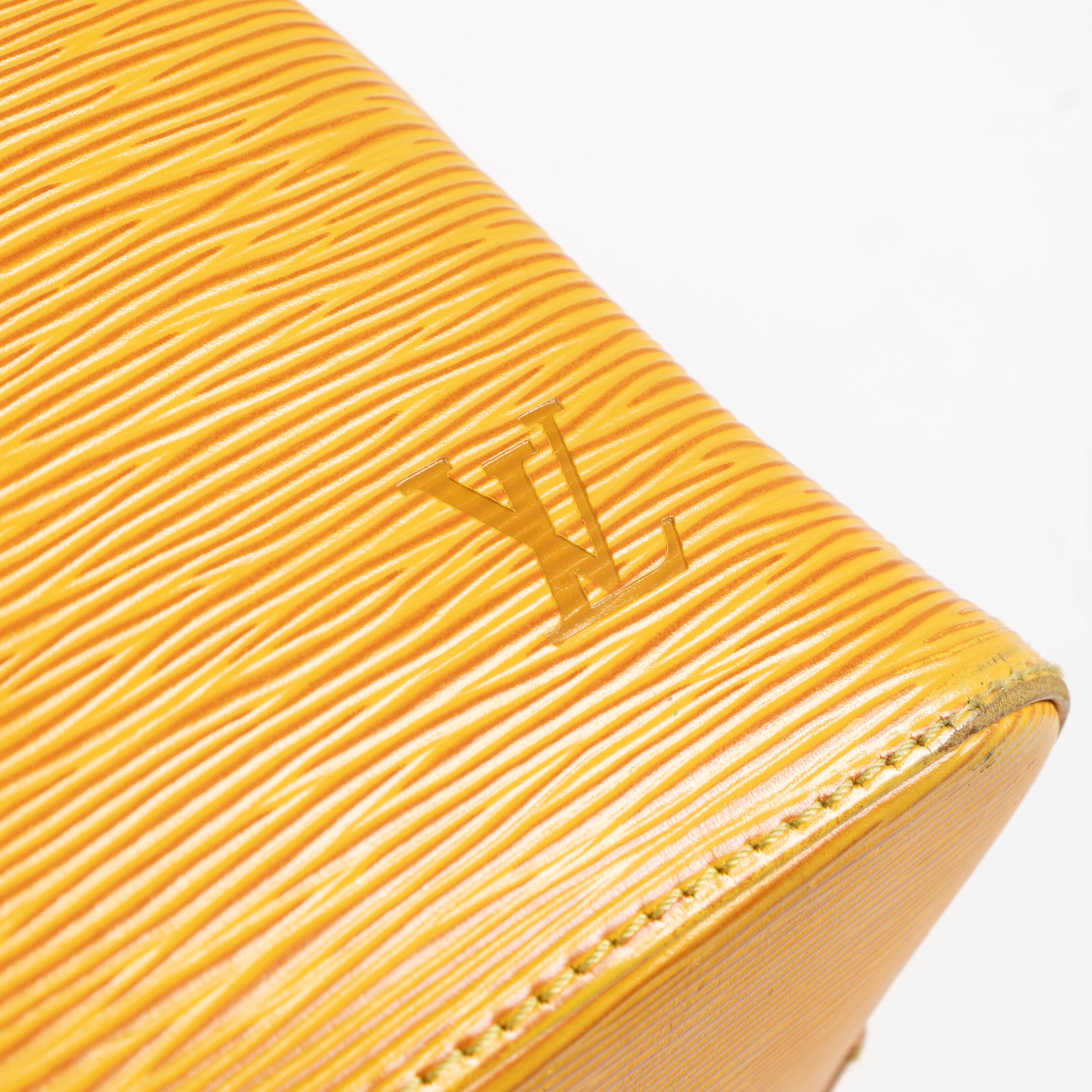 Louis Vuitton Tassil Yellow Epi Noé PM + Elise Wallet – Labellov